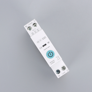 Customizable 1P Blue TUYA WIFI Smart MCB 63A Miniature Circuit <strong>Breaker</strong> With Metering Mobile Remote Control Timer Switch - Product Image 5