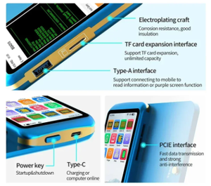 JCID V1S Pro BGA315 110 70 Nand programador HDD SN Reparación de lectura y escritura de datos para IPhone 6 a 15 NAND Flash programador