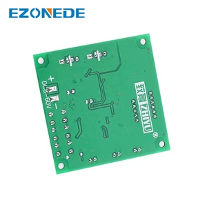 Controlador de temperatura de ventilador de 2 canales y 4 cables Módulo de visualización de regulador de velocidad PWM módulo de controlador 24V DC 12V 48V para ventilador de PC/alarma - Product Image 4
