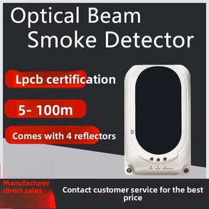 Lpcb chứng nhận treo tường nhà kho cao tầng phát hiện cháy hồng ngoại tuyến tính phản xạ chùm khói Detector - Product Image 2