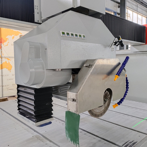 5 assi CNC pietra ponte sega macchina di taglio per granito marmo quarzo con funzione di profilazione - Product Image 4