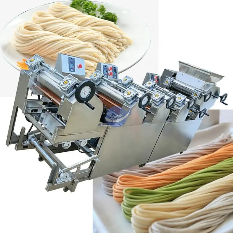 stainless steel pasta maker dough roller noodle machine noodles production line shanghai automatic noodle making machine