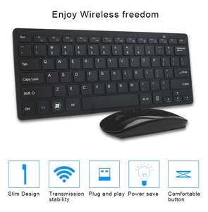 Teclado inalámbrico para juegos de ordenador de 2,4 GHz, combo de ratón súper Delgado, juego de teclado con ratón Bluetooth, diseño IT DE RU ES para teléfono portátil - Product Image 3