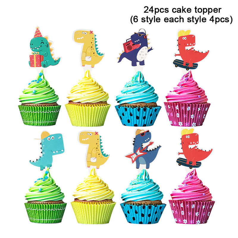 24pcs cake topper