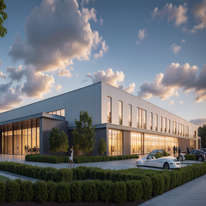 Customizable Modern Multi-scale Prefabricated Steel Structure Housing and Supermarket Industrial Design Style Buildings - Product Image 2