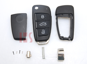 Auto 3 Button Flip Modified <span class=keywords><strong>Key</strong></span> HU66 Remote Shell Car <span class=keywords><strong>Key</strong></span> Fob Coverアウディ<span class=keywords><strong>A6</strong></span> 0210408
