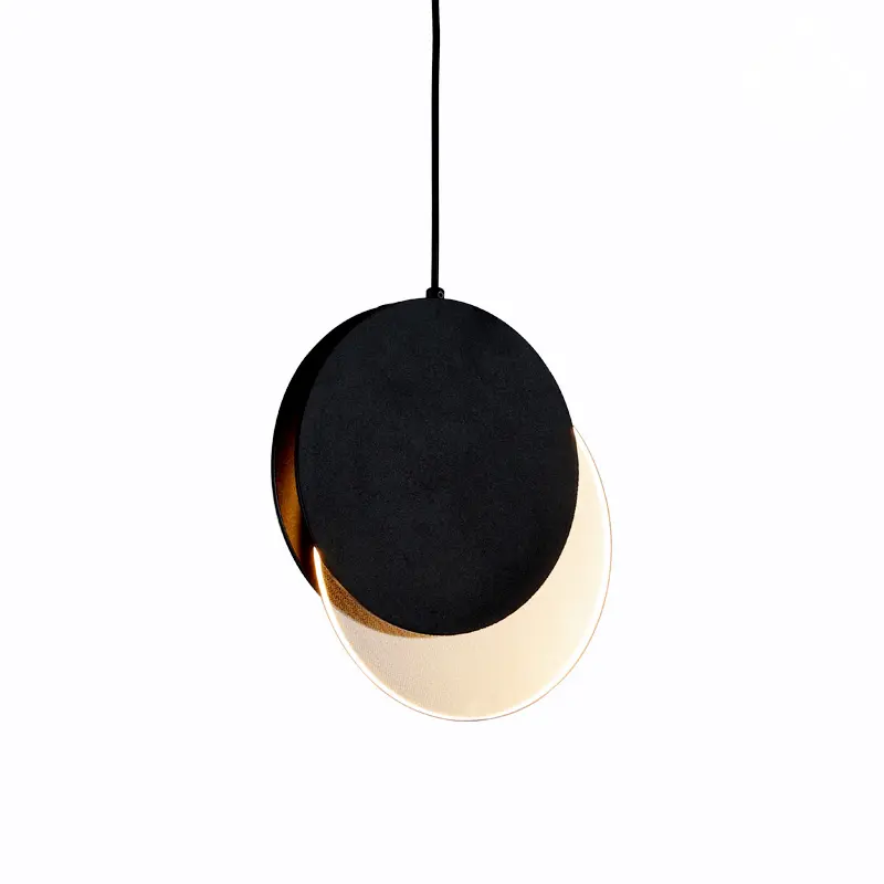 Luz de quarto minimalista pós-moderna nórdica para sala de estar, luminária luminosa de vidro para restaurante, luz nova da lua, 2024, novidade