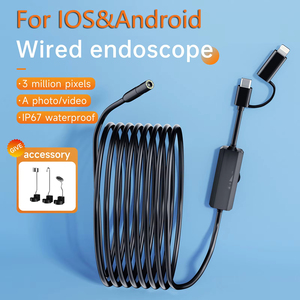Android Endoscope Inspection <strong>Camera</strong> 2 in 1 Ios Type-<strong>c</strong> Mini Inspection <strong>Camera</strong> for Ios Iphone Waterproof Pipeline Borescope - Product Image 4