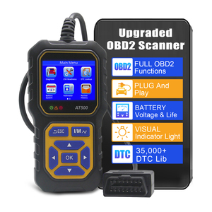 OBD2 AT500 12V Full <strong>System</strong> Scanner <strong>Code</strong> Reader Tool Blue for Vehicle Diagnostics - Product Image 1