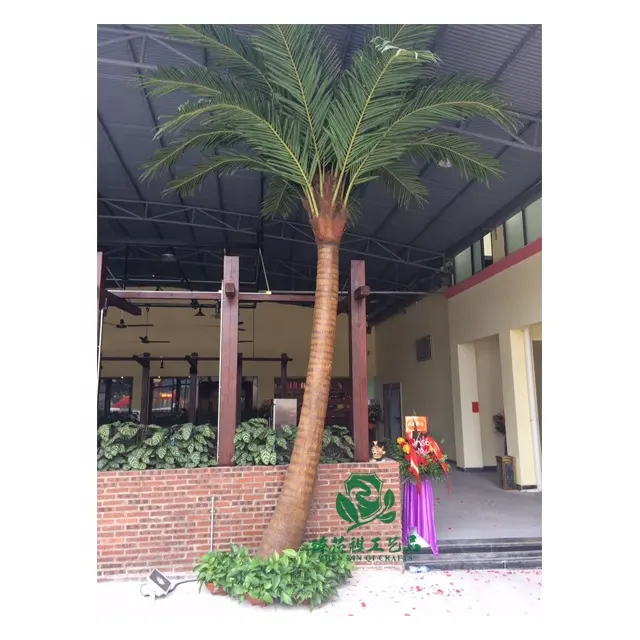 Zhen Xin Qi artesanía plantas grandes metros tropicales altura 14 pies 10m 200 Cm alto grandes palmeras de coco artificiales al aire libre