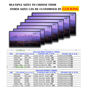 Zdhq 55/65/75/85/98/110นิ้ว OPS สล็อตคู่ระบบสัมผัส4K 20จุด LED แอนดรอยด์ + หน้าต่าง OS ดิจิตัลแบบโต้ตอบ - Product Image 4