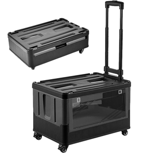 サイドオープンボックス50L大容量と強力な耐荷重機能折りたたみ式 - Product Image 1
