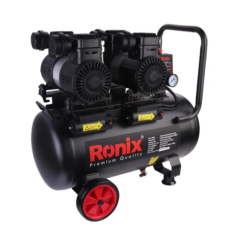 Ronix auf Lager RC-5013 50L Tank 3.4HP 8bar leistungs starke geräuscharme profession elle Luft kompressor Schraube Luft Auto Kompressor Maschine