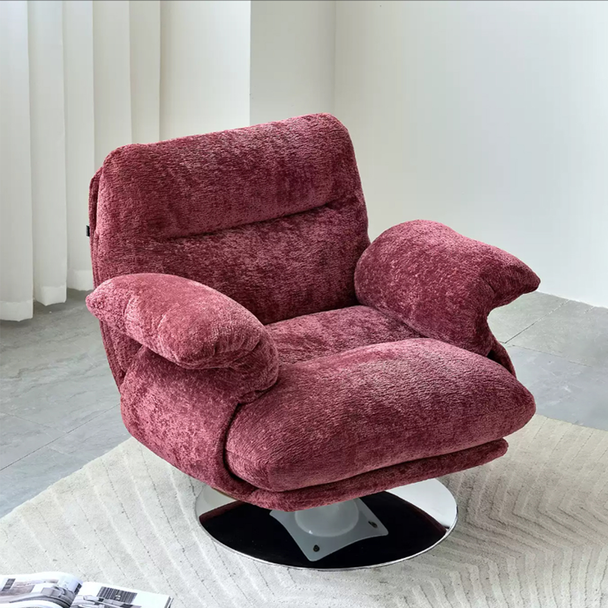 deep wine red