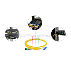 MPOブレイクアウト8/12/24コアMPOパッチコードmpo/mtpパッチコードOM3 OM4 SMファンアウトトランクケーブル - Product Image 6