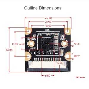 Módulo de cámara Raspberry Pi IMX219 Sensor 8MP 79,3/120 FOV para Raspberry Pi 5 modelo Raspberry Pi cámara de alta calidad
