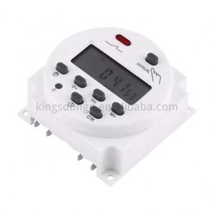 1 Sekunde Intervall 5V 12V 24V 110V 220V Digitaler LCD-Timer-Schalter 7 Tage wöchentlich Programmier barer Zeitrelais-Programmierer CN101S - Product Image 3