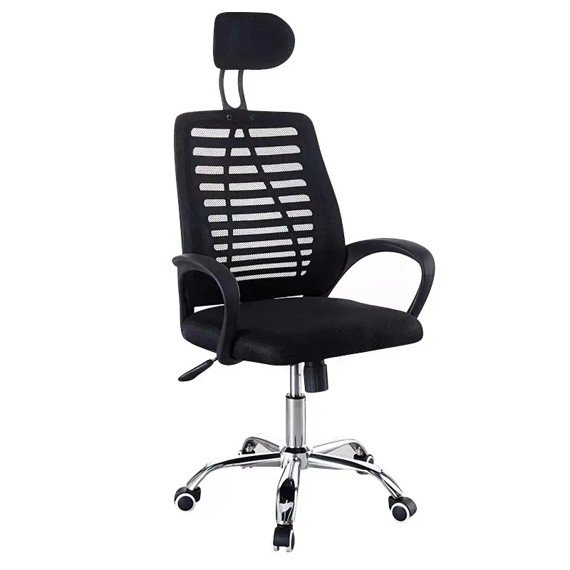 Vendita all'ingrosso calda sedia girevole in Mesh ergonomica con schienale alto sedia con supporto per la testa grande e alta