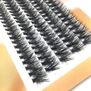 100pcs D Curl Professional Individual Cluster <strong>Eye</strong> <strong>Lashes</strong> Mixed Wispy Premade Fans Eyelash Extensions - Product Image 5
