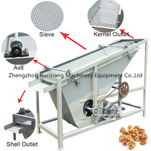 Macchina di rimozione delle coperture ad alta efficienza Multi-funzionale guscio di dado e macchina separatore del dado del Kernel separatore del dado per piccole aziende agricole - Product Image 4