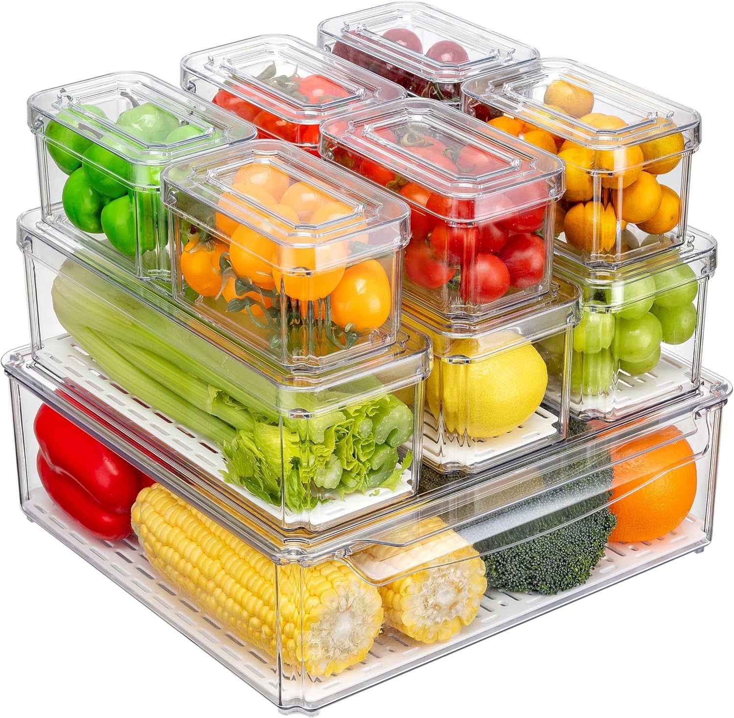 10 pièces dans un ensemble sans plateau