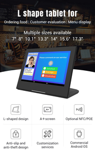 10.1 pollici a forma di L Tablet PC Android 2GB PoE NFC interfaccia USB per il settore Business per le banche Self-Service POS WiFi ordinando nuovi - Product Image 5