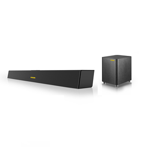 2,1 Sistema de barra de sonido de cine en casa con subwoofer inalámbrico para TV con conexiones ópticas/USB/ARC Fábrica al por mayor - Product Image 4