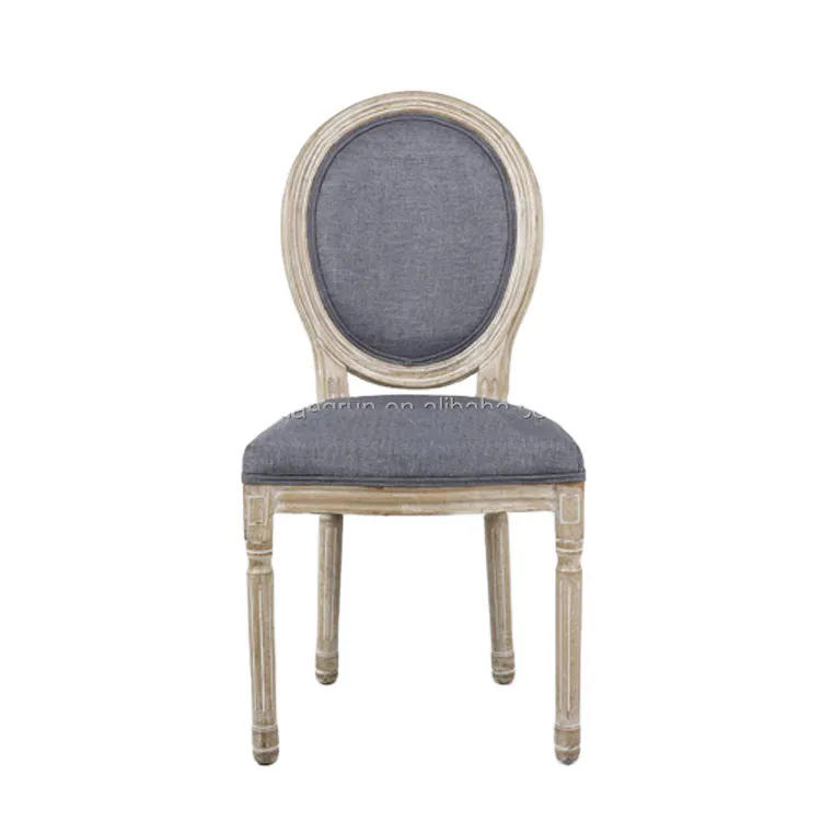 Chaise de salle à manger avec jambes en bois, nouveau style, Vintage