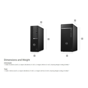 Ordenador de sobremesa Optiplex 7090mt de 11. ª generación, Intel Core, ordenador de sobremesa, Ordenador de 21. ª generación, Ordenador de 2. ª generación - Product Image 2
