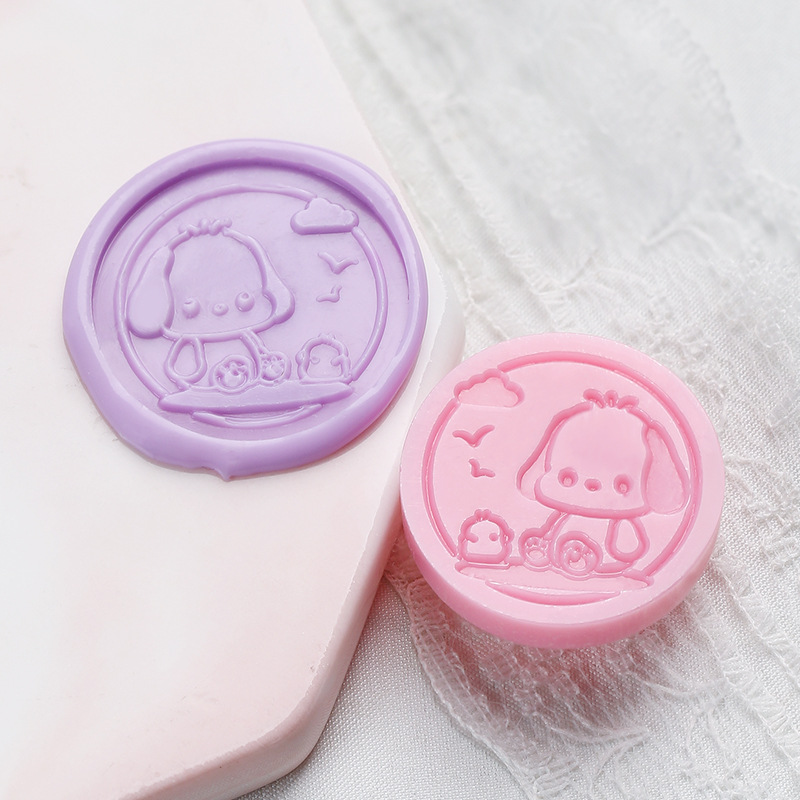 Pacha Dog (tête de tampon en plastique de 2,5 cm)
