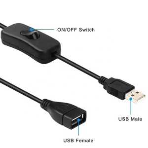批发Usb 2.0延长线瞬时按钮开关冷白色带调光器开关Usb电缆 - Product Image 3