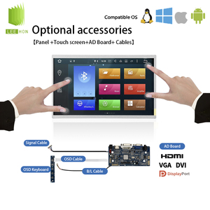 Ban đầu AUO 10.1 ''1024*600 LCD hiển thị nhà thông minh trung tâm bảng điều khiển 10.1 inch LCD Modules - Product Image 2