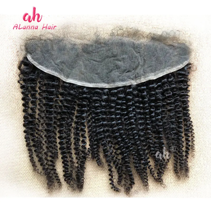 Натуральные монгольские волосы класса 12 А, кудрявые вьющиеся фронтальные волосы 3C4A, кудрявые вьющиеся человеческие волосы, фронтальные 13*4 швейцарские кружева, предварительно выщипанные