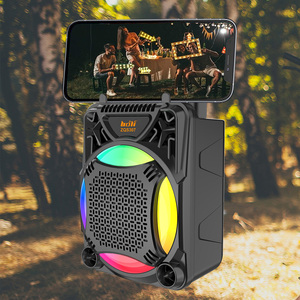 Tragbare drahtlose Mini-RGB-LED-Beleuchtung Karaoke-Lautsprecher USB/TF-Karte FM-Funktion für Audio-Player Home-Handy-Speicher karte - Product Image 5