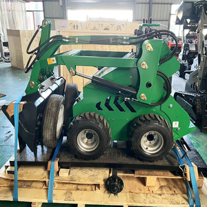 Free Shipping Mini Skid Steer Front <strong>Loader</strong> with EPA Engine Pump Gearbox Bearing &amp; PLC China Multi-Purpose Farms Attachments - Product Image 2