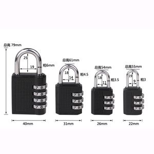 Khuyến Mãi <span class=keywords><strong>3</strong></span> Chữ Số Kết Hợp Khóa Kẽm Hợp Kim Cam Khóa Chống Trộm Không Thấm Nước Sử Dụng Nhà An Toàn Hành Lý Ổ Khóa Mật Khẩu Giá Rẻ Nhỏ - Product Image 4