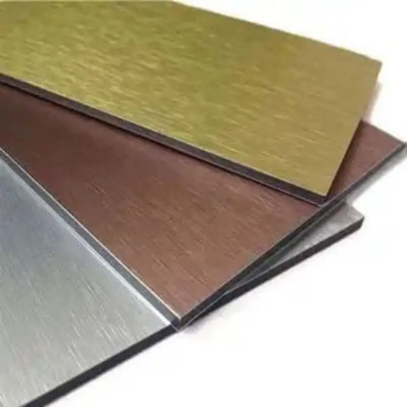 Panneau sandwich feuilles de revêtement extérieur panneau sandwich dubai panneaux composites en aluminium