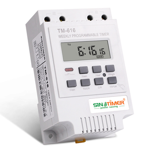 SINOTIMER 30AMP settimanale programmabile digitale temporizzatore relè di controllo 220V Din Rail Mount TM616