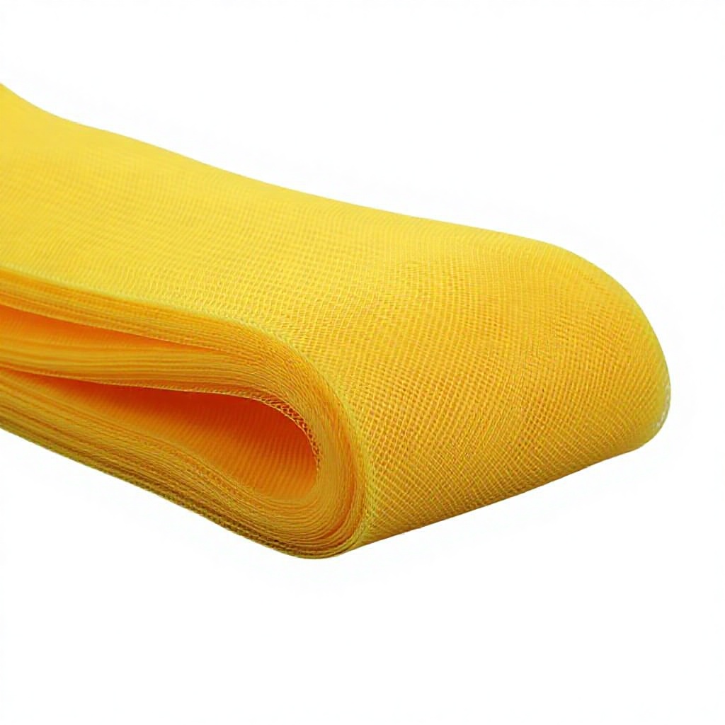Jaune d'oie, maille fine de 5 cm