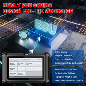 XTOOL D7W conexión WIFI codificación ECU todos los sistemas programador de clave de diagnóstico mejor que D7 incorporado CAN FD y DOIP 38 + servicios