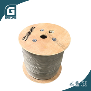 Gcabling 305M 1000FT kedi 6a iletişim Lan kablosu bakır tel ağ Cu 23awg Cat6a veri UTP FTP SFTP ağ Ethernrt kablosu - Product Image 3