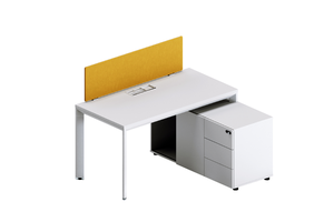 Mesa de ordenador personalizada con ruedas para estación de trabajo de 1, 2, 4, 6 y 8 personas combinada libremente - Product Image 2