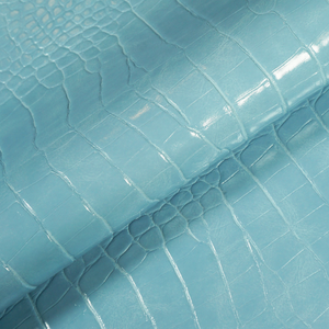 Tái Chế Mô Hình Cá Sấu Giả Da Giả Dập Nổi PVC/PU Vegan Da Tổng Hợp Bọc Vải Dệt Kim Cho Ghế Sofa Hành Lý - Product Image 1