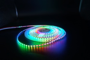 Super Narrow 5mm Width 5V WS2812B 2020 200leds <strong>Led</strong> Strip Programmable RGBIC Digital Pixels Water Flow WS2812 Car <strong>LED</strong> Strip Light - Product Image 5
