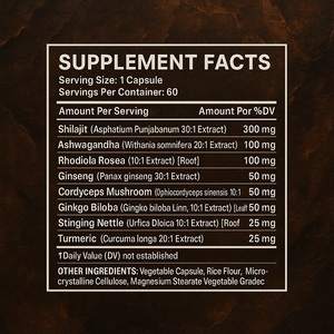 الأكثر مبيعًا كبسولة شيلفيت و Seamoss Sea Moss Ajs ملغم زيت الحبة السوداء اشواغاندا من الزنجبيل شيلاجيت ملليجرام - Product Image 4