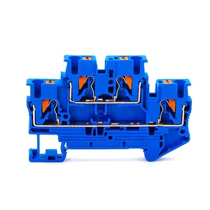 Bloque de Terminales de Carril Din, Conector Eléctrico de 4 Colores, Cable de Conexión de Resorte de Doble Capa, Conductor PTTB2.5, 1 Unidad, 2 Unidades - Product Image 2