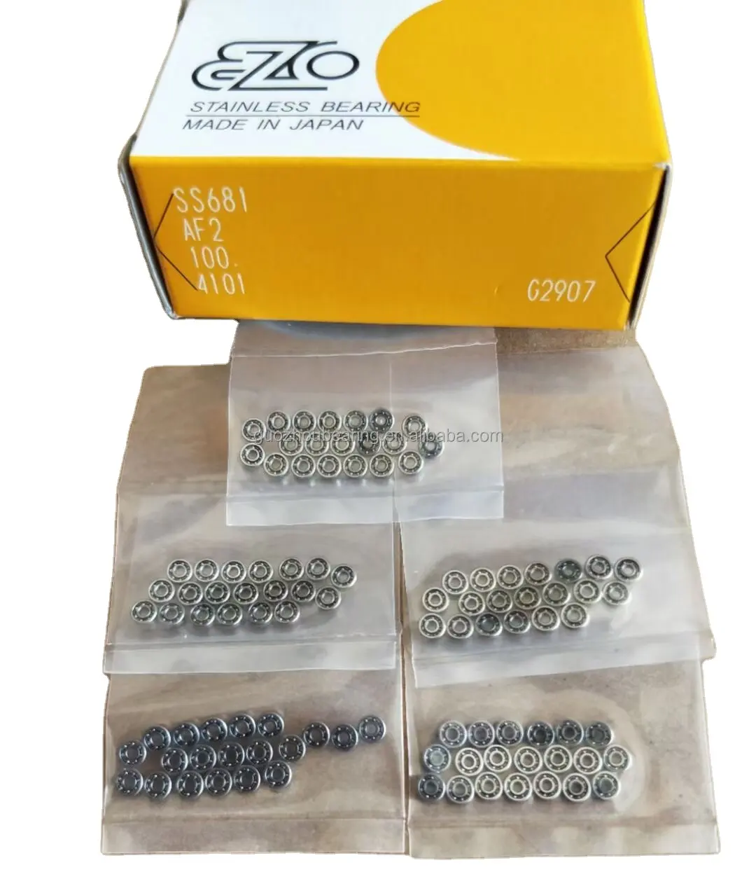 1*3*1mm Japan EZO Stainless Steel Miniature Deep Groove Ball Bearing 681 SS681 SS681ZZ