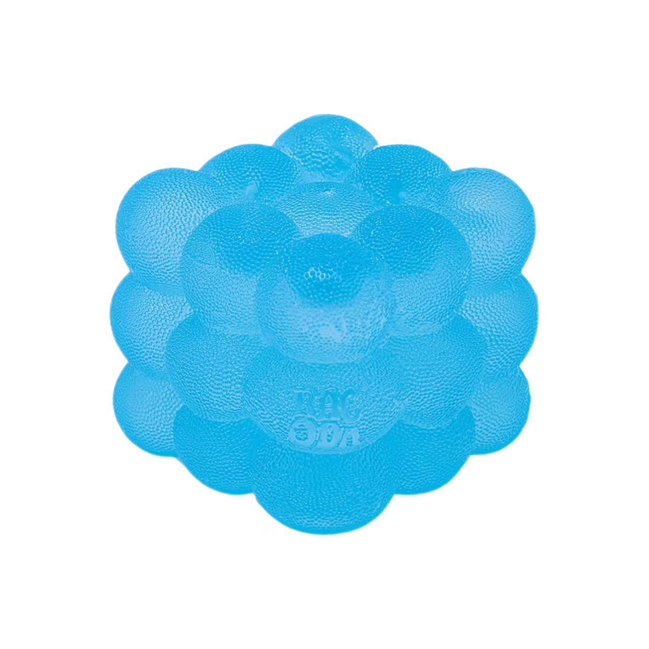 Cube Rubik rond givré, bleu maltose, emballage en sachet OPP.