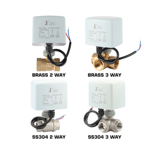 Трехпроводный двигатель постоянного тока с двойным управлением DC12V на DC24V Электрический драйвер с двухходовым шаровым клапаном DN15 - Product Image 5
