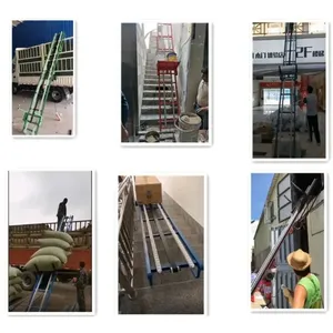 Elevador pequeño Elevador eléctrico Carga de granos Sitio de construcción Carga y descarga Plataforma elevadora eléctrica Escaleras Andamios